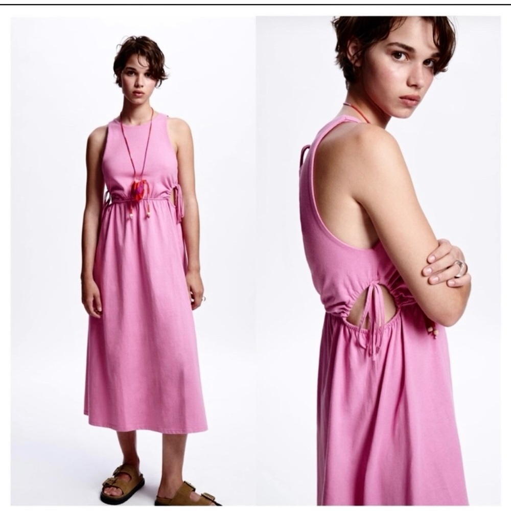 Zara cutout dress open back and sides